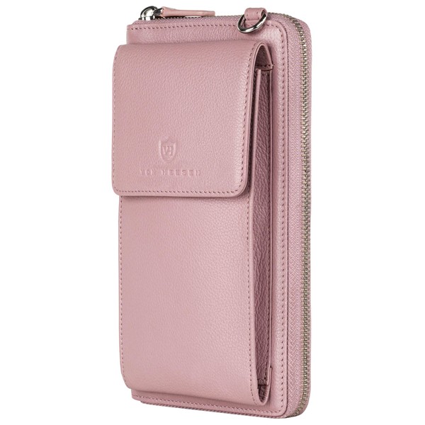 VON HEESEN Leather Wallet with RFID Protection - Wallet for