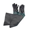 Jewboer 23.6" Rubber Sandblast Cabinet Gloves,Sandblasting Sand Blaster Gloves for