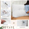 Wenqik Wedge Pillow Triangular Dorm Headboard Bed Rest Reading Backrest