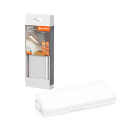 LEDVANCE Under-Unit Light with 2 Sockets and 2 USB-C Ports, Wide Flood Radiation (Floodlight), 3.85W, 250lm, 3000K, 830 Warm White, White Extension, Dimmable, Plastic (PC), IP20