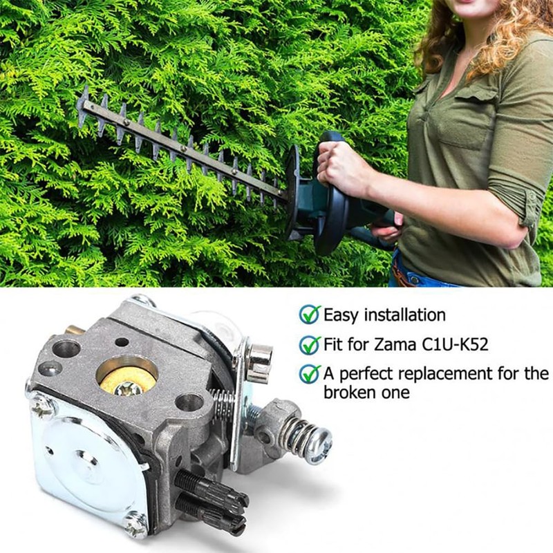 C1U-K52 Carburetor, Garden Grass Trimmer Carburetor Replacement Accessories for Zama