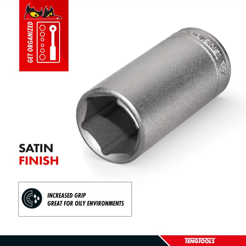 Teng Tools 7/32 Inch 6 Point SAE Deep 1/4 Inch