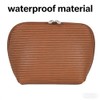 Neceser de viaje para mujer, neceser impermeable con soporte para