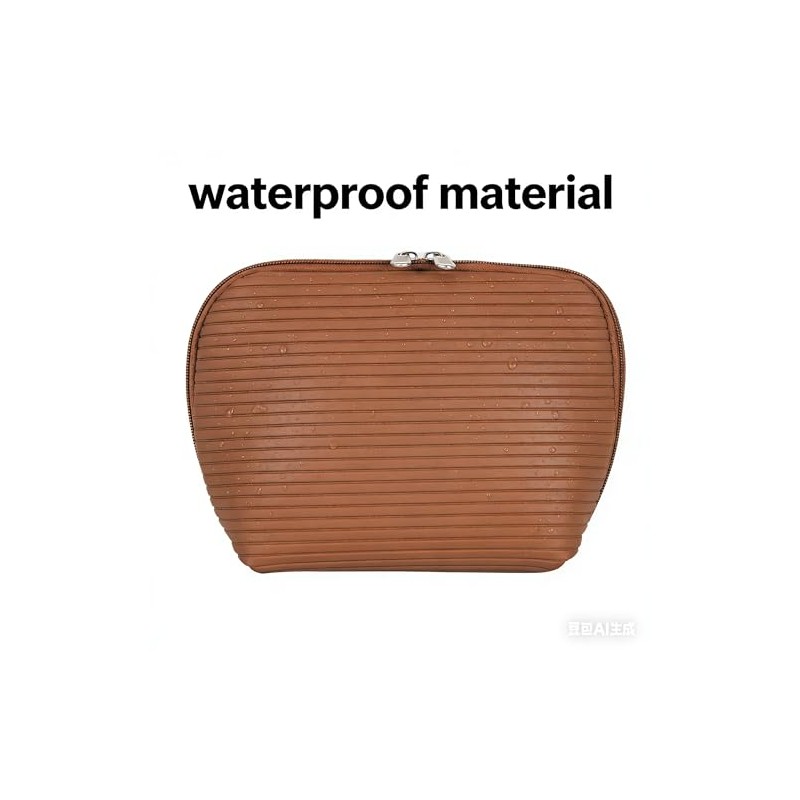 Neceser de viaje para mujer, neceser impermeable con soporte para