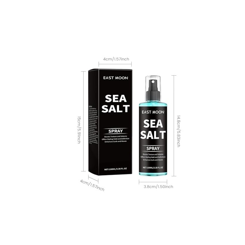 Spray Volume Maximizer, Spray de sal marina para el cabello,