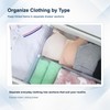 Adjustable Clear Plastic Drawer Dividers, Expandable Organizers for Clothing and
