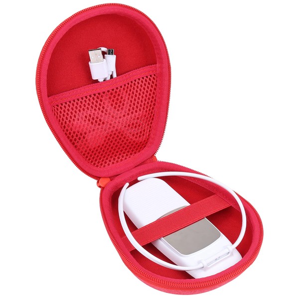 Aenllosi Storage Case, Compatible with Sony Sony REON POCKET 4/REON POCKET 3/REON POCKET 2/REON POCKET Neck Cooler/Neck Heater, Red (Case Only)