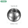 M METERXITY 4 Pcs Screwed Ball Nut Knobs M6x15mm 304