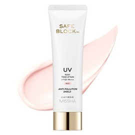 미샤 세이프블록 RX UV 로지 톤업 선크림 SPF50+ PA++++, 50ml, 1개 Missha Safe Block RX UV Luminous Tone Up Sun Cream SPF50+ PA++++, 50ml, 1 piece
