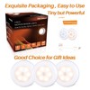 STAR-SPANGLED 3 Pack 2.8” Motion Sensor Lights Indoor AAA Battery