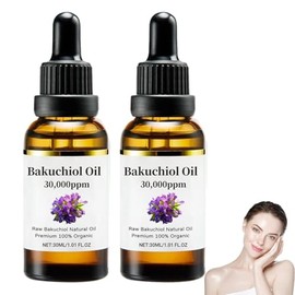 Aceite de Bakuchiol Orgánico Prensado en Frío 30.000 PPM, Sérum Facial Antienvejecimiento Avanzado 2026, Cuidado de la Piel Hidratante y Reafirmante
