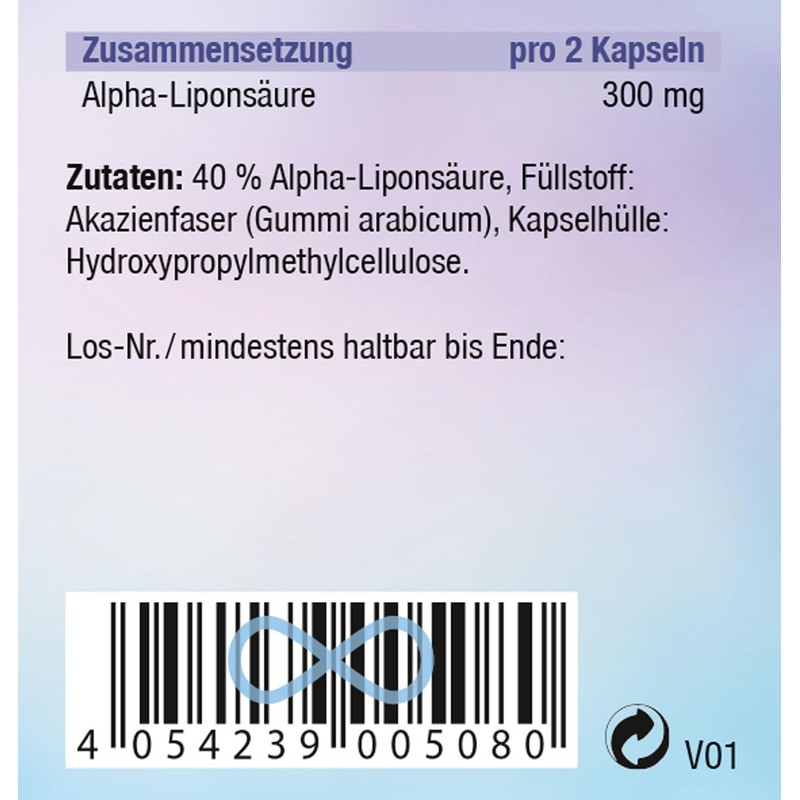 KOPP Vital® Alpha-Liponsäure | 30 Kapseln | 11 g |