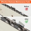 YARDMARIS 3 Pcs Chainsaw File Kit Includes 5/32", 3/16", 7/32"