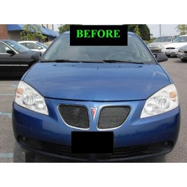 312 Motoring fits Pontiac G6 2005-2009 Chrome Grille Grill KIT 2006 2007 2008 05 06 07 08 09 10 2010 GT GXP
