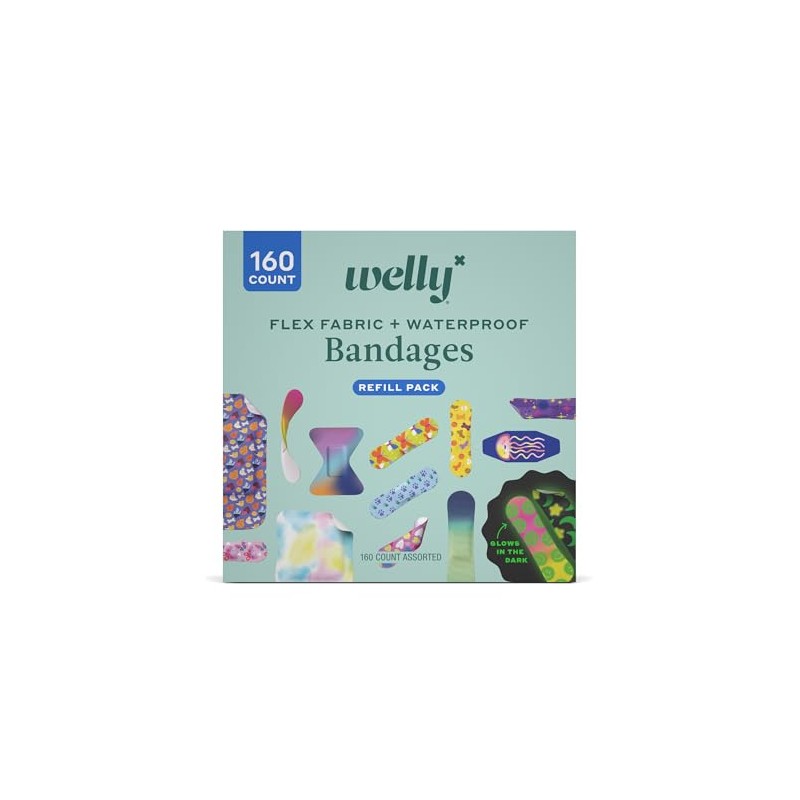 Welly- “Paquete de Repuesto Grande de Vendaje | Tela Flexible