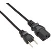 Ainex ACP-15S-BK AC Thin Straight Power Cable