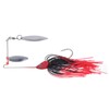 4pcs Fishing Rotating Sequin Aluminum Alloy Composite Beard Lures for