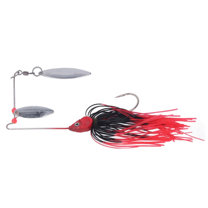 4pcs Fishing Rotating Sequin Aluminum Alloy Composite Beard Lures for