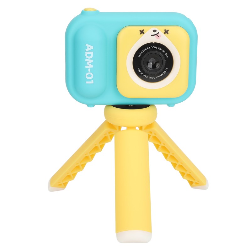Kids Camera Blue 48MP Dual Lens 2.4inch IPS Screen 600mAh