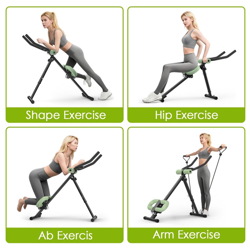 4 in 1 ab machine for stomach workout, adjustable ab