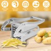 Unbranded French Fry Cutter Stainless Steel Potato Chipper Fast Cutting