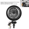 35W Retro Motorcycle Headlight Grill Lens Cover 1750lm High Brightness