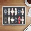 Youyijia Watch Box with 12 Slots Watch Display Storage Case