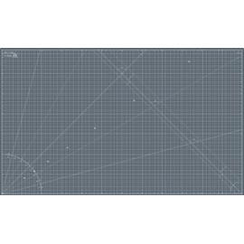 Elan Gray Craft Cutting Mat - 36 x 60 INCH, 5-Ply, Self Healing, Ideal for Fabric, Quilting & Crafts