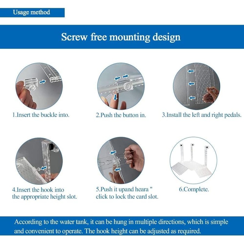 AnRui Turtle Hanging Basking Platform 17.9" x 12", Acrylic Turtle