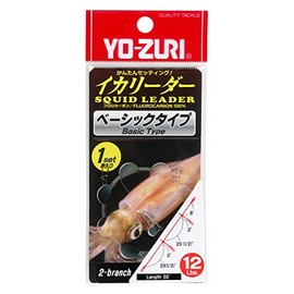 Yo-Zuri R1346 Squid Leader 2-Branch 12Lbs (1Pcs/Pkg), Multi, One Size