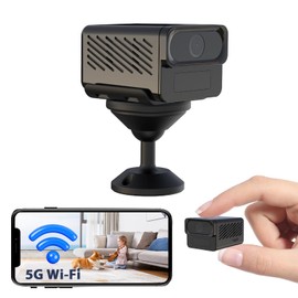 Mini V8 Security Camera Indoor Wireless for Home Surveillance, House Magnetic Cam with 5G WiFi, Live Video with Phone APP, Smart Motion Detect, 24/7 Surveillance, Clear Night Vision, Portable Design