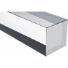 Plastic-Craft Products Acrylic Square Rod (Extruded) Clear, 5/8" Thick, 72 Length