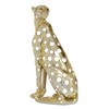 Deco 79 Polystone Leopard Sculpture, 7" x 9" x 16",