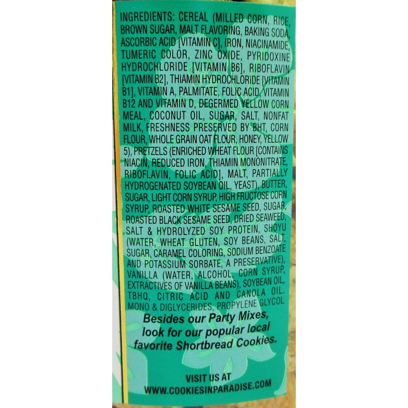 Hawaiian Local Style Furikaka Party Mix in Family-Size 22 Oz.