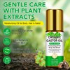 MAYPJHEH Organic Castor Oil,100% Pure Cold Pressed Castor Oils for