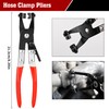TOOLEAGUE 5Pcs Joint CV Boot Clamp Pliers Set,Hose Clamp and