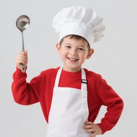 HoveBeaty Chef Hat Unisex Adult Mushroon Design Adjustable Kitchen Uniform Cap for Baking Party Cooking Restaurant (White)