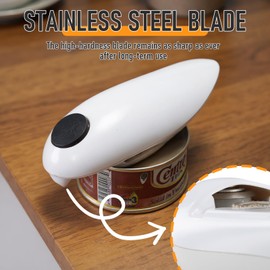 Dosenöffner Elektrisch, Dosenöffner, Ohne Scharfe Kanten Leicht zu Öffnende Runde Dosen aller Größen, Keine Scharfen Kanten, Elektrischer Dosenöffner für Senioren, Arthritis-Patienten und Köche