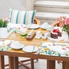 30 Pack Floral Placemats Set Butterfly Flower Disposable Paper Placemats