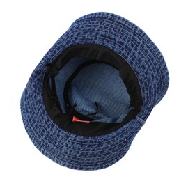 Western Cowboy Hat, Women's Fishing Hat with Star Pattern, Vintage Jeans, Foldable Sun Hat, Bucket Hat, Summer Hat, Floppy Hat, Fishing Hat, Ideal for Camping, Travel, Hiking, blue, Unit size