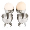 4PCS Egg Cup Set 40ml Stainless Steel High Temperature Resistant
