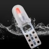 WeiXuan 10pcs DC 12V T5 LED Car Bulbs with Twist
