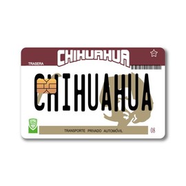 Card Skin - Mexico Placas (Mexican License Plate) Card Stickers meme sticker:_CHIHUAHUA