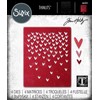 Sizzix Thinlits Die Set 4 Pack 664415 Falling Hearts by