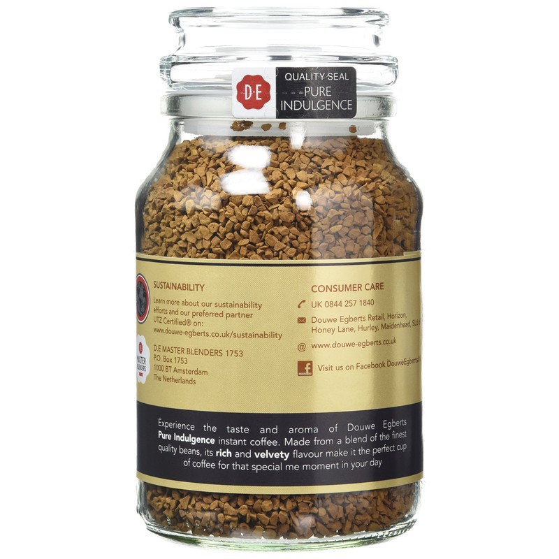 Douwe Egberts Pure Indulgence Dark Roast Coffee, 190g