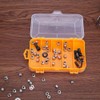 Small Parts Storage Case, 13 Compartments Double Side Tool Organizer,