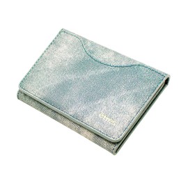 TECHMADE ETRES Smart Wallet Men Women - Magnetic Wallet with RFID Card Slots, Jeans Design, Compatible with MagSafe, Made in Italy, Slim and Compact, lightblue