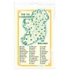 Irish American Cross Flags Together Ireland Irish Decal Sticker