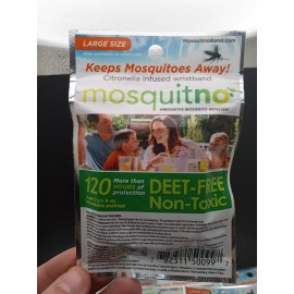 Mosquitno Lot Of 10 Individual MOSQUITNO Insect  Wristbands
