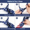 UETLRO Pre Tied Adjustable Men's Patriotic Neckties American Flag Ties